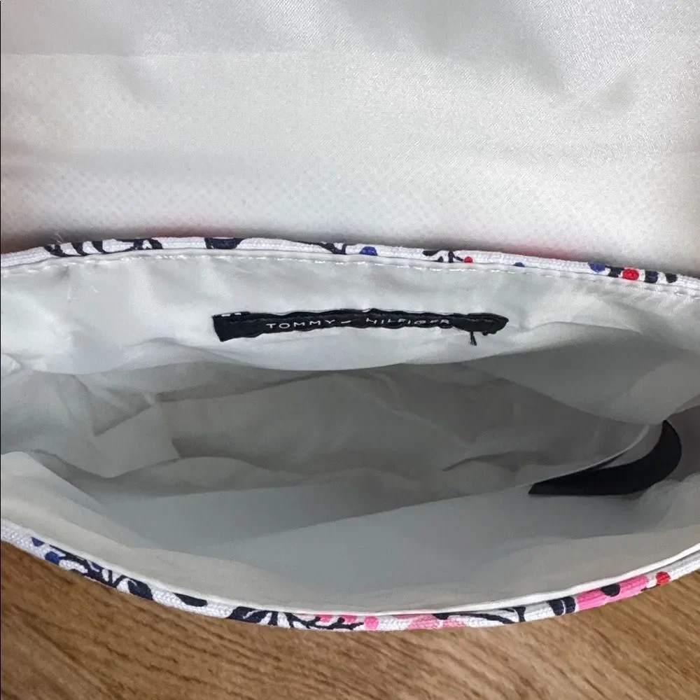 Tommy Hilfiger kid’s Adorable Cotton Floral Crossbody Bag with Red Strap NWOT